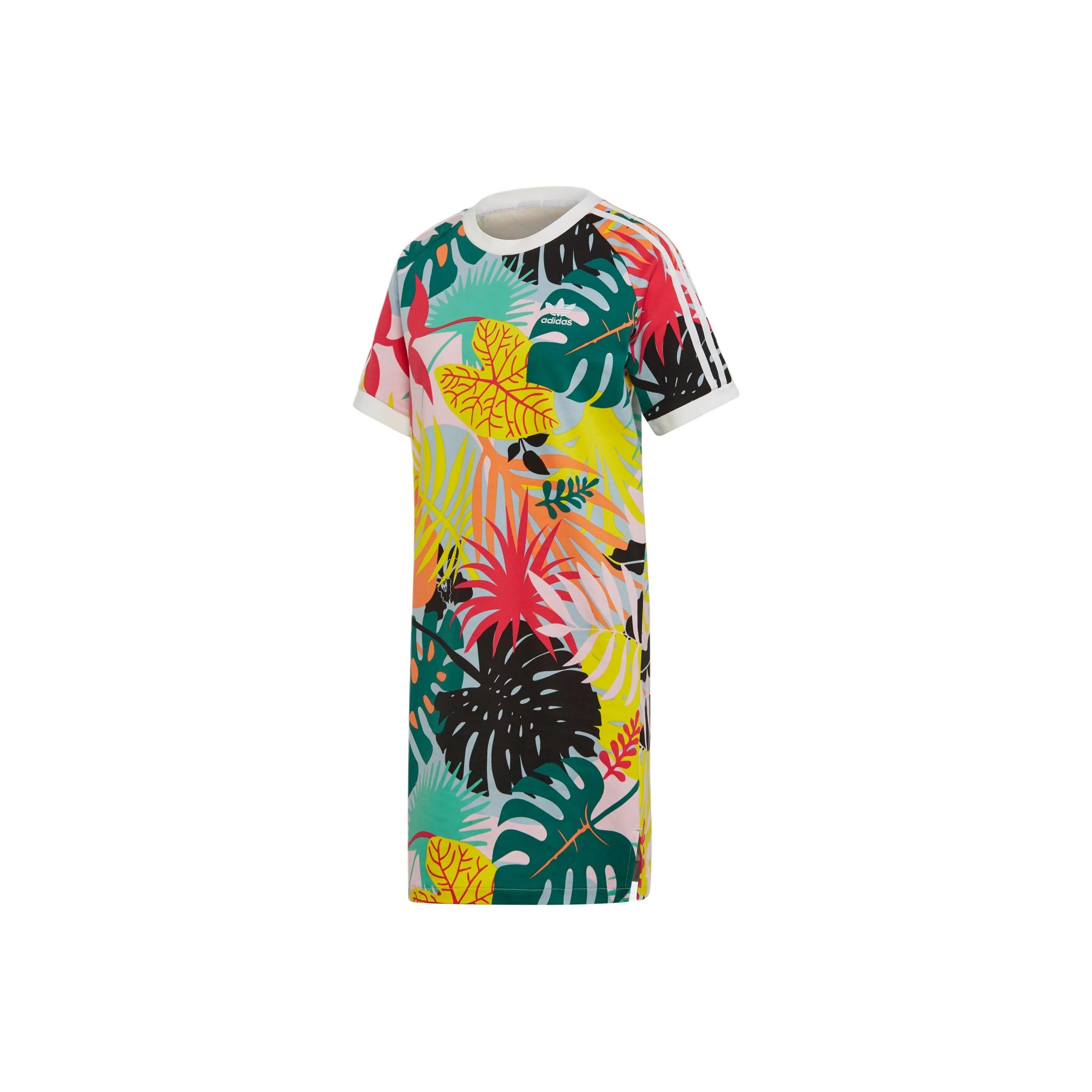 Adidas Originals Clover Series Short Sleeved Dresses Women's All Over Print