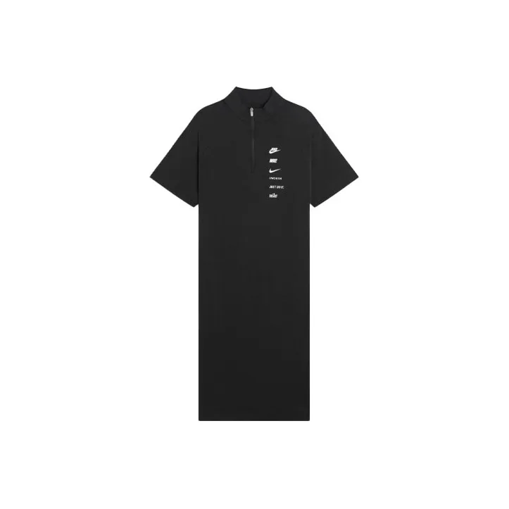Nike Short Sleeved Dress Women's Black
