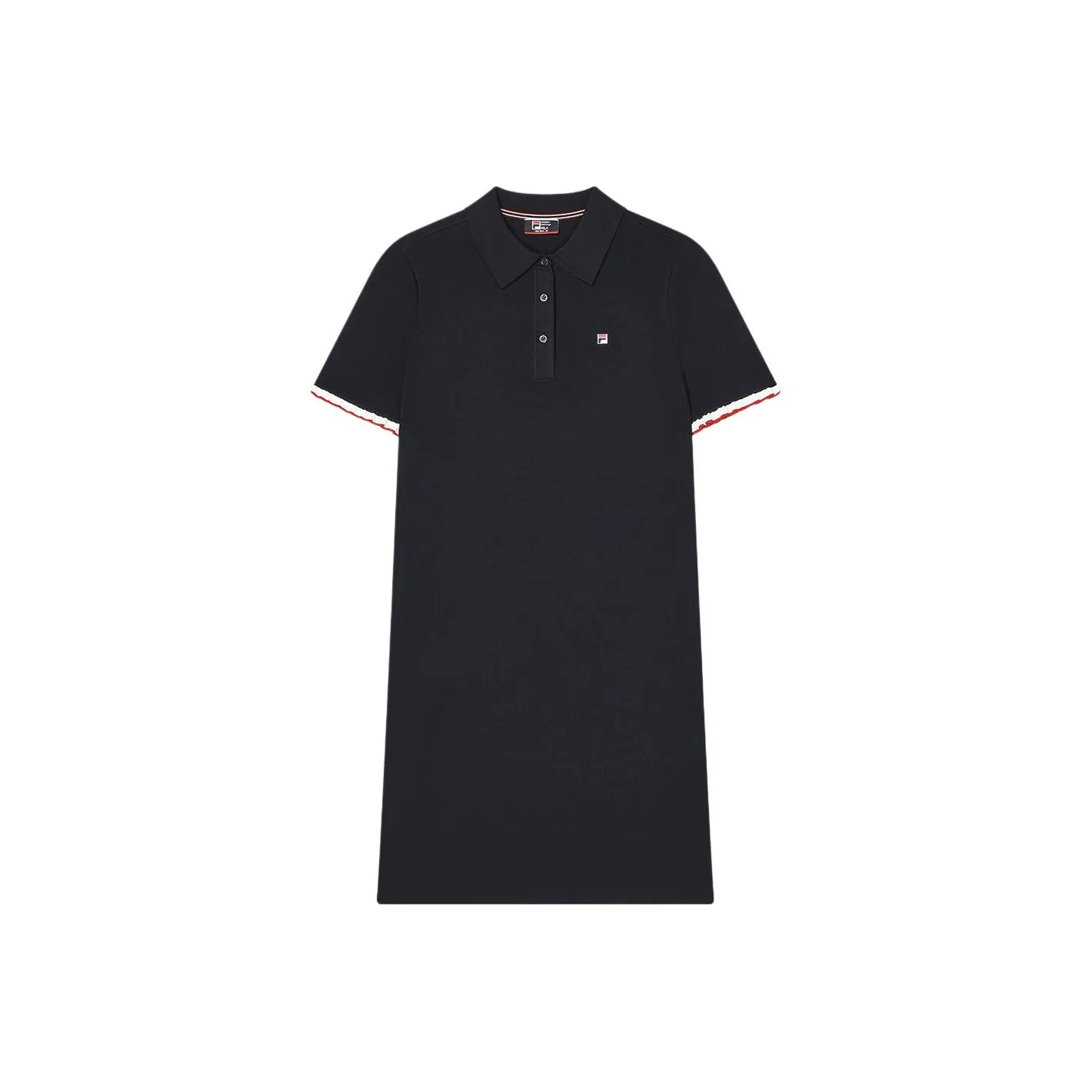 FILA Короткий рукав Платье Женское Морской синий