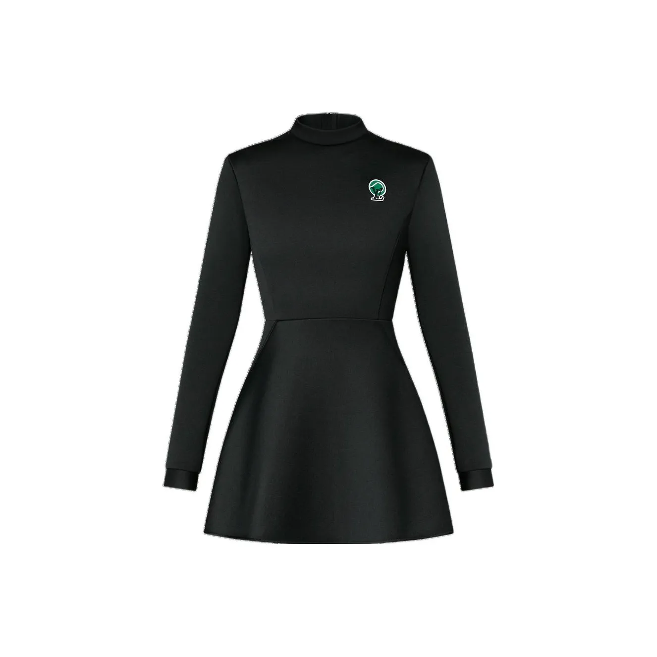 LOUIS VUITTON Long-Sleeved Dresses Women's Black