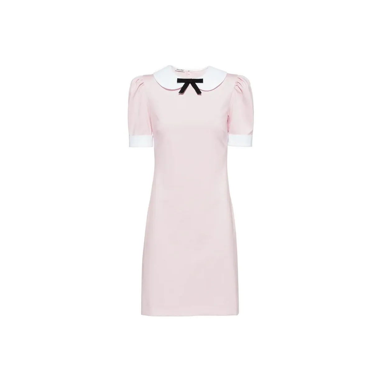 MIU MIU Short Sleeved Dress Women's Pink