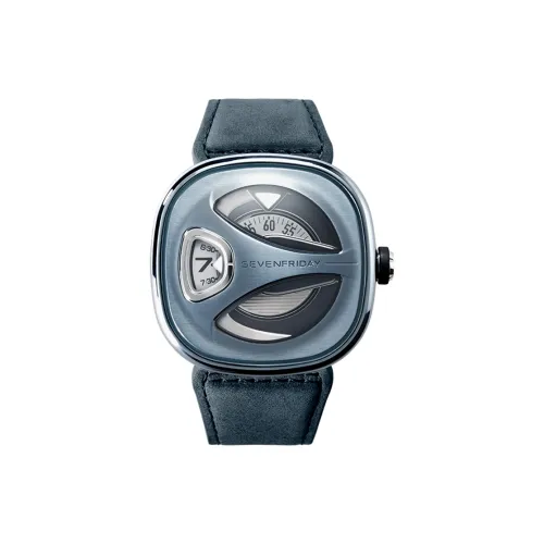 SEVENFRIDAY Автоматический Механический Часы Мужские Movement 44,5mm*44mm Синий
