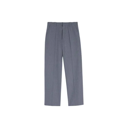 Phoebe Philo Стально-серые Женские Повседневные Брюки
