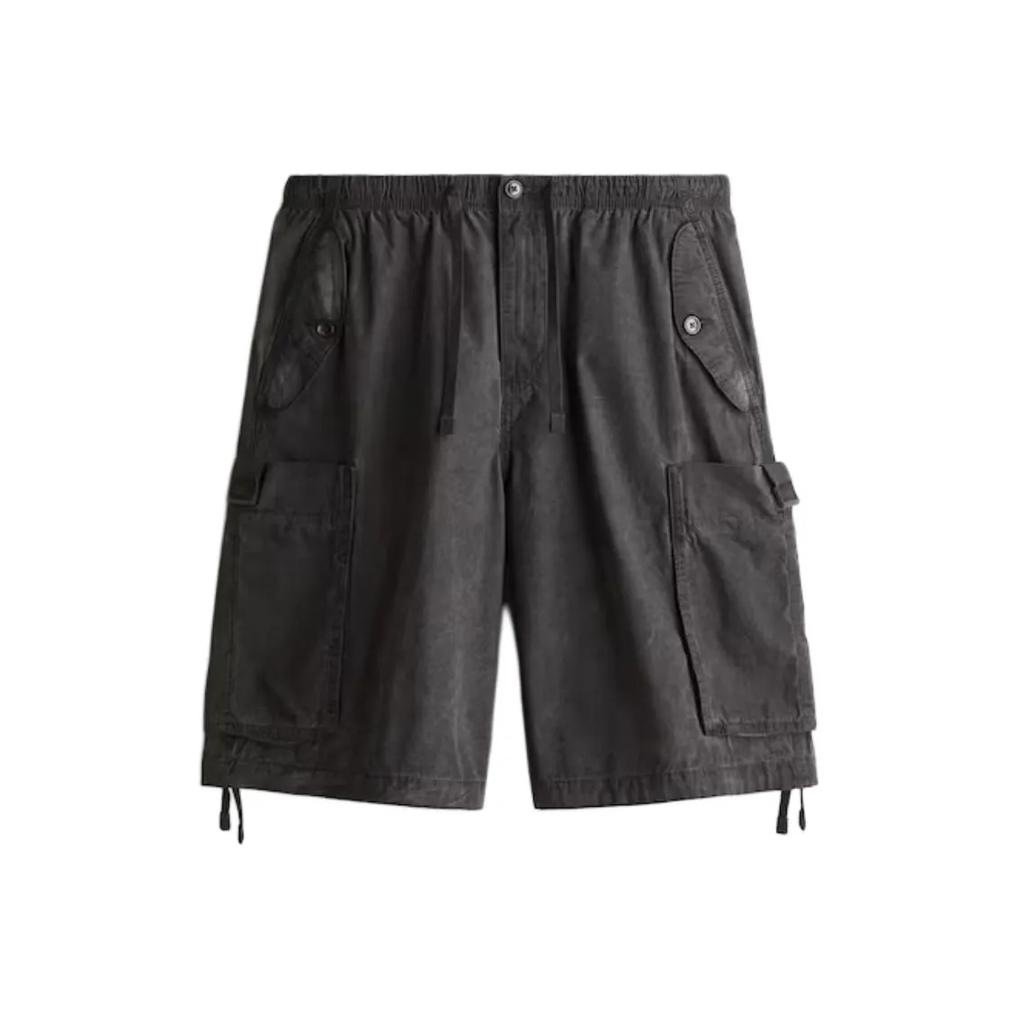H M Карго Шорты Мужские Темно-Серые
