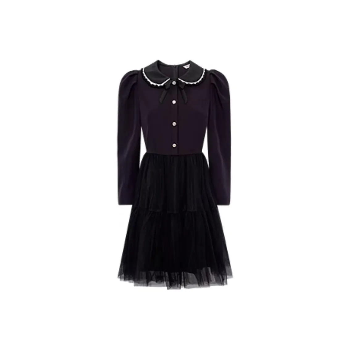 JORYAweekend Длинное платье с длинными рукавами женское черное