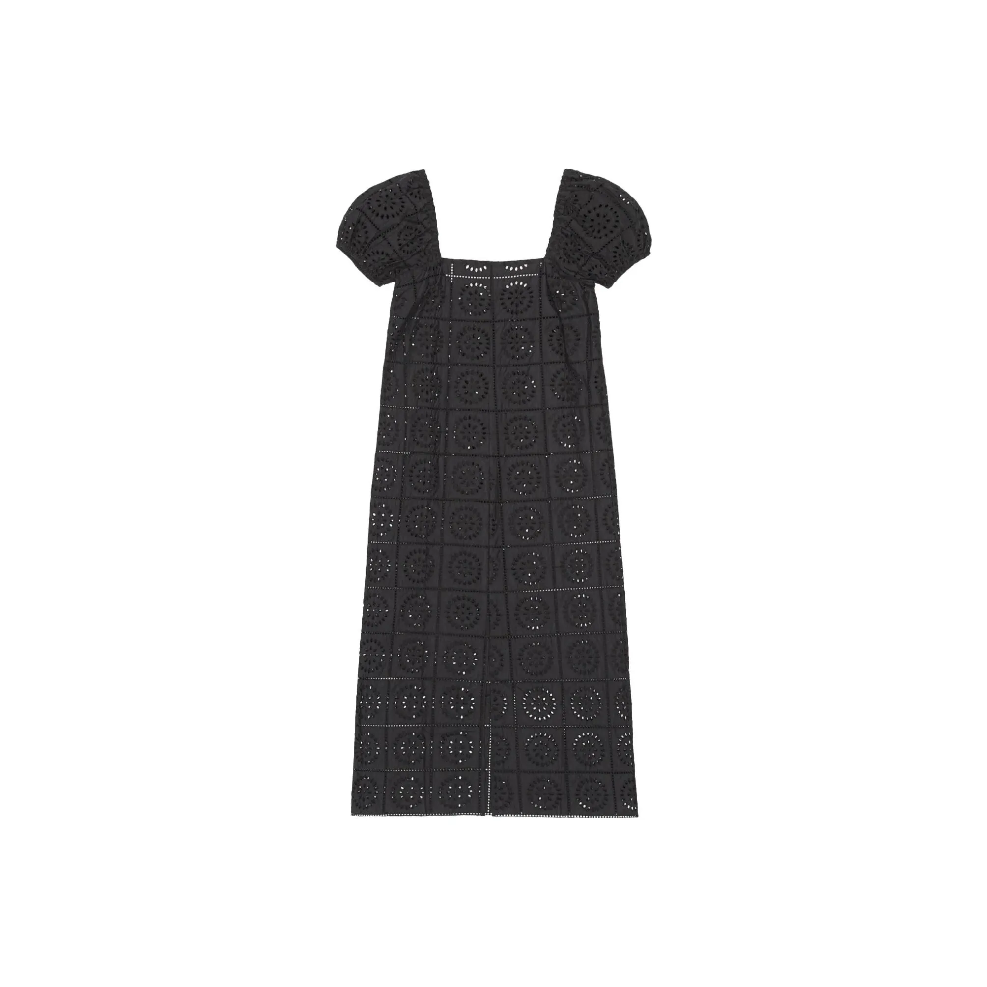 GANNI Broderie Anglaise Midi Dress