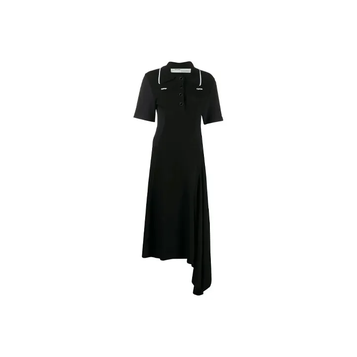 OFF WHITE Ss20 Short Sleeved Dresses Women's Black