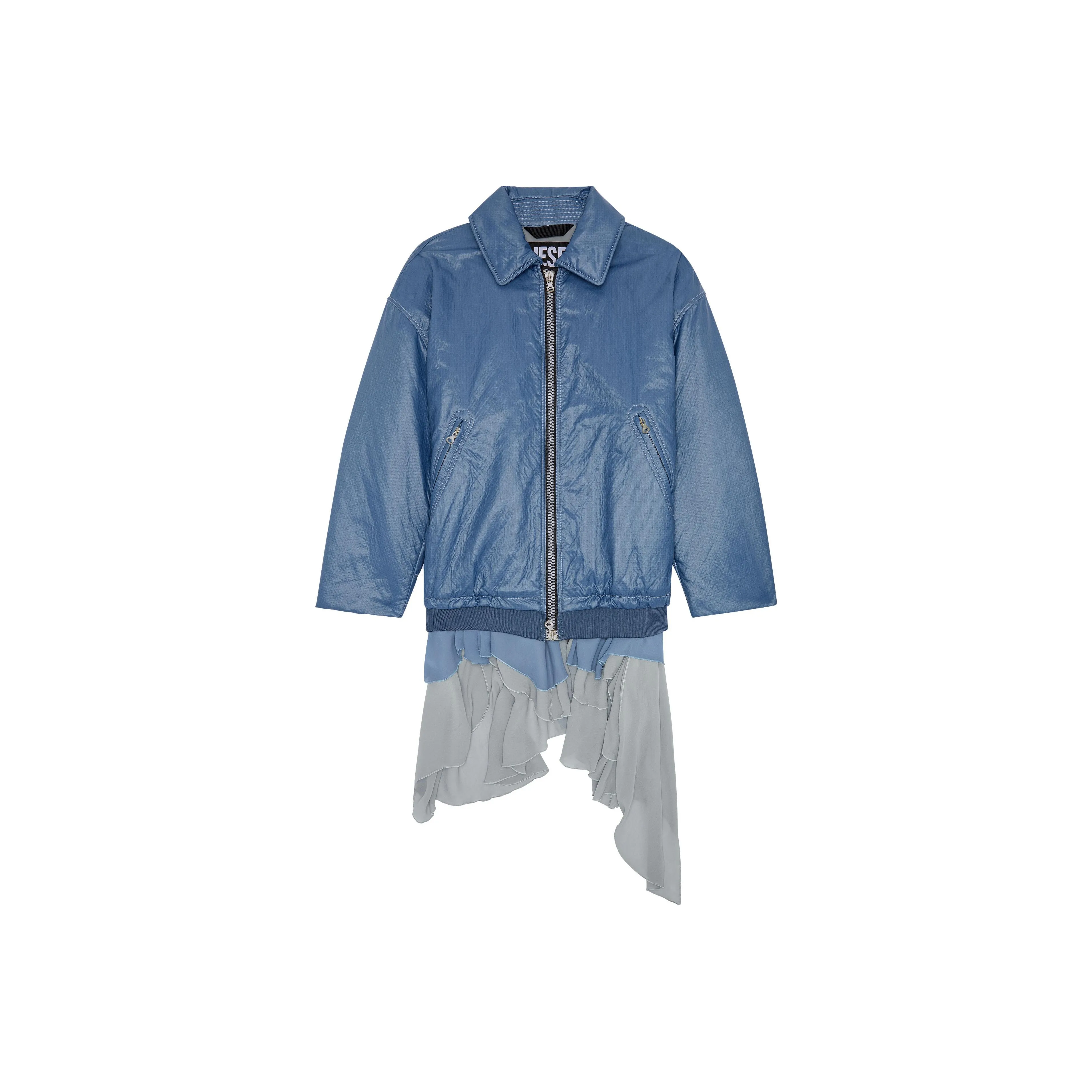 DIESEL Длинное платье с длинными рукавами женское