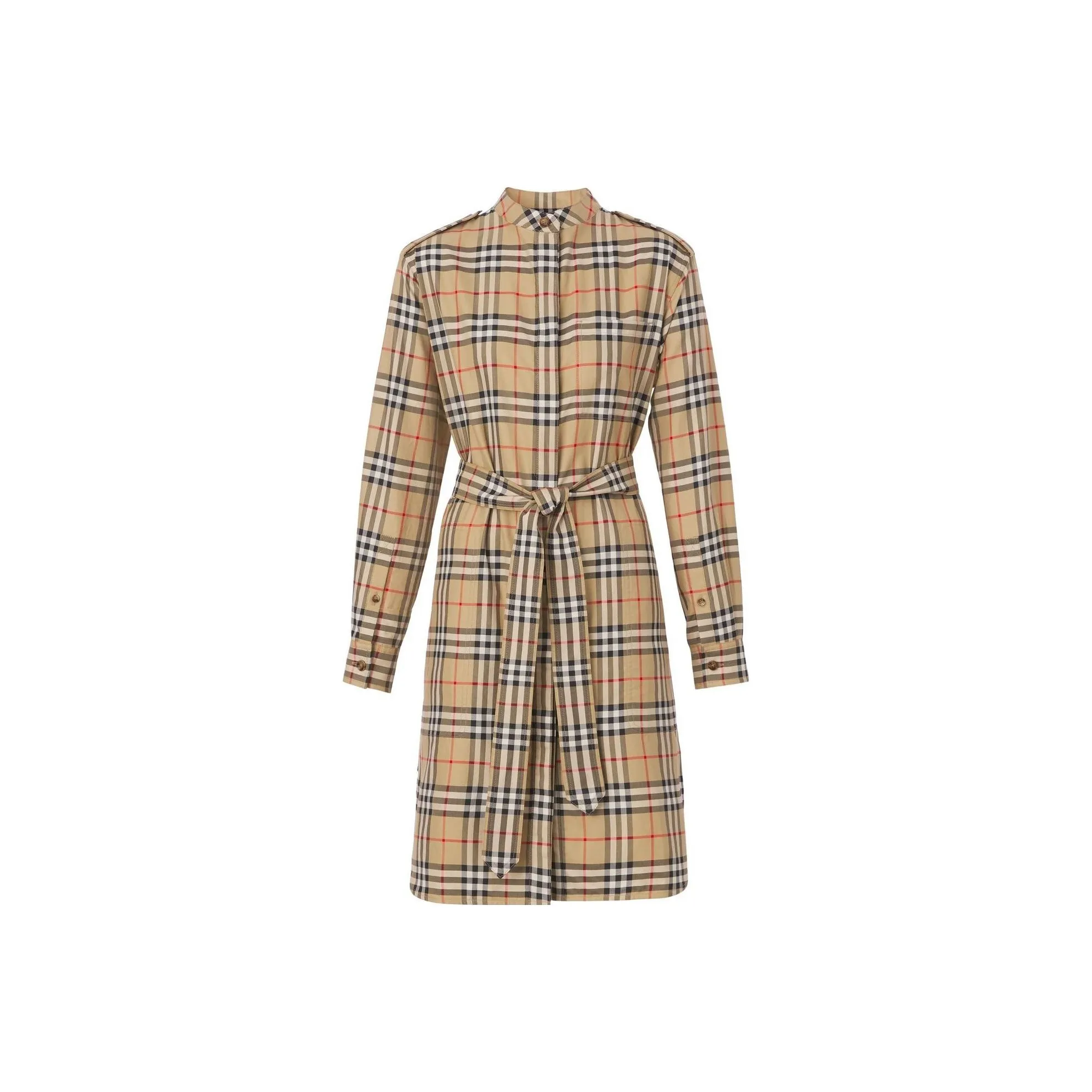Burberry Aurelia Shirt Dress Beige