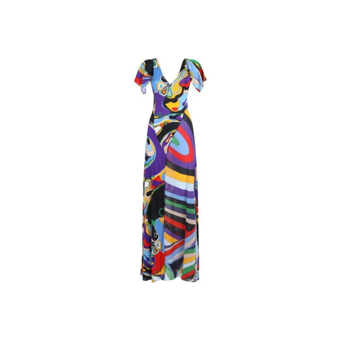 EMILIO PUCCI Short-Sleeved Dresses Women's Multicolor