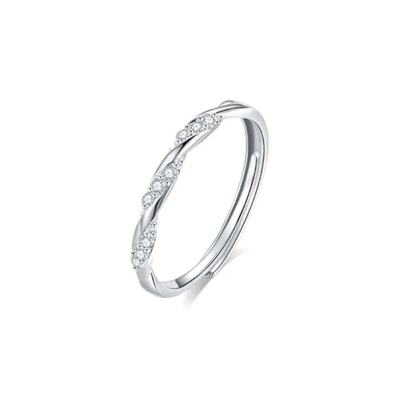 SHK Copper Alloy Zircon Ring Unisex SHK Медный Сплав Циркон Кольцо Унисекс