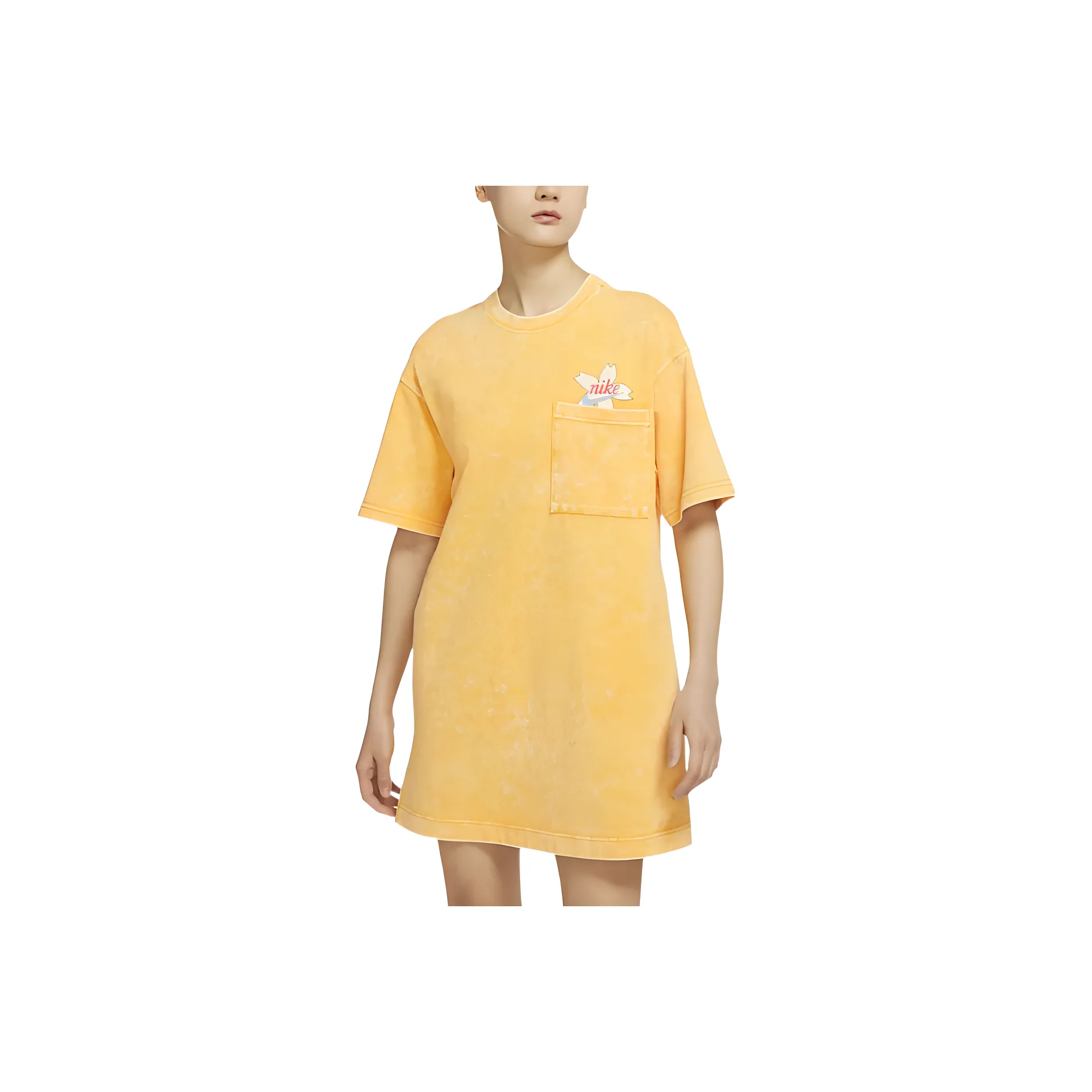 Nike Short Sleeved Dress Women's Yellow