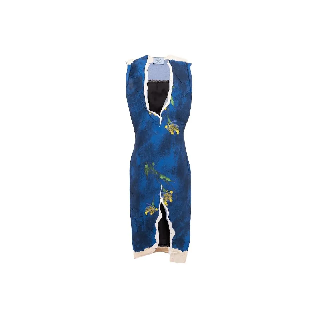 PRADA Sleeveless Dresses Women's Dark Purple Blue