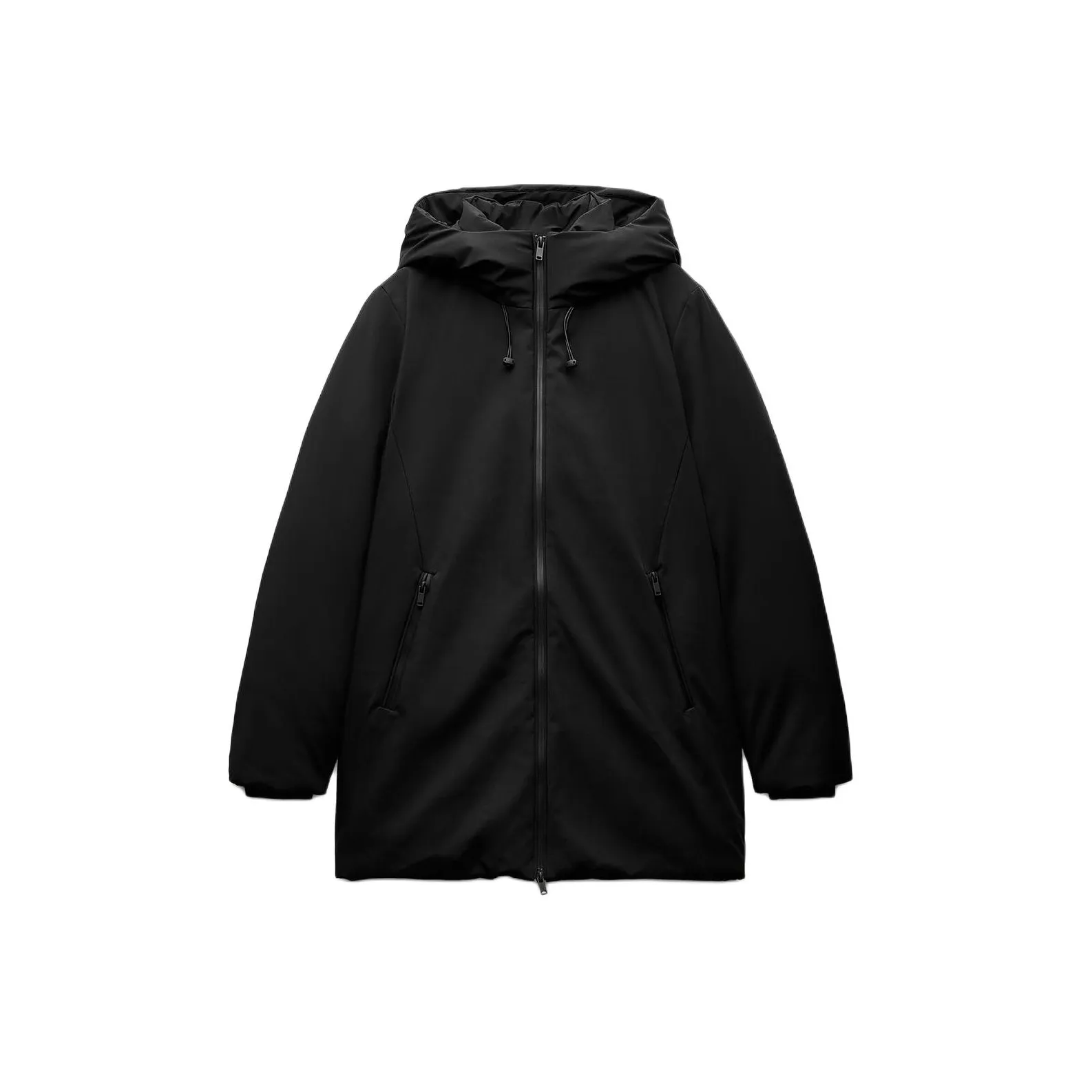ZARA Пуховая куртка Женская Черная