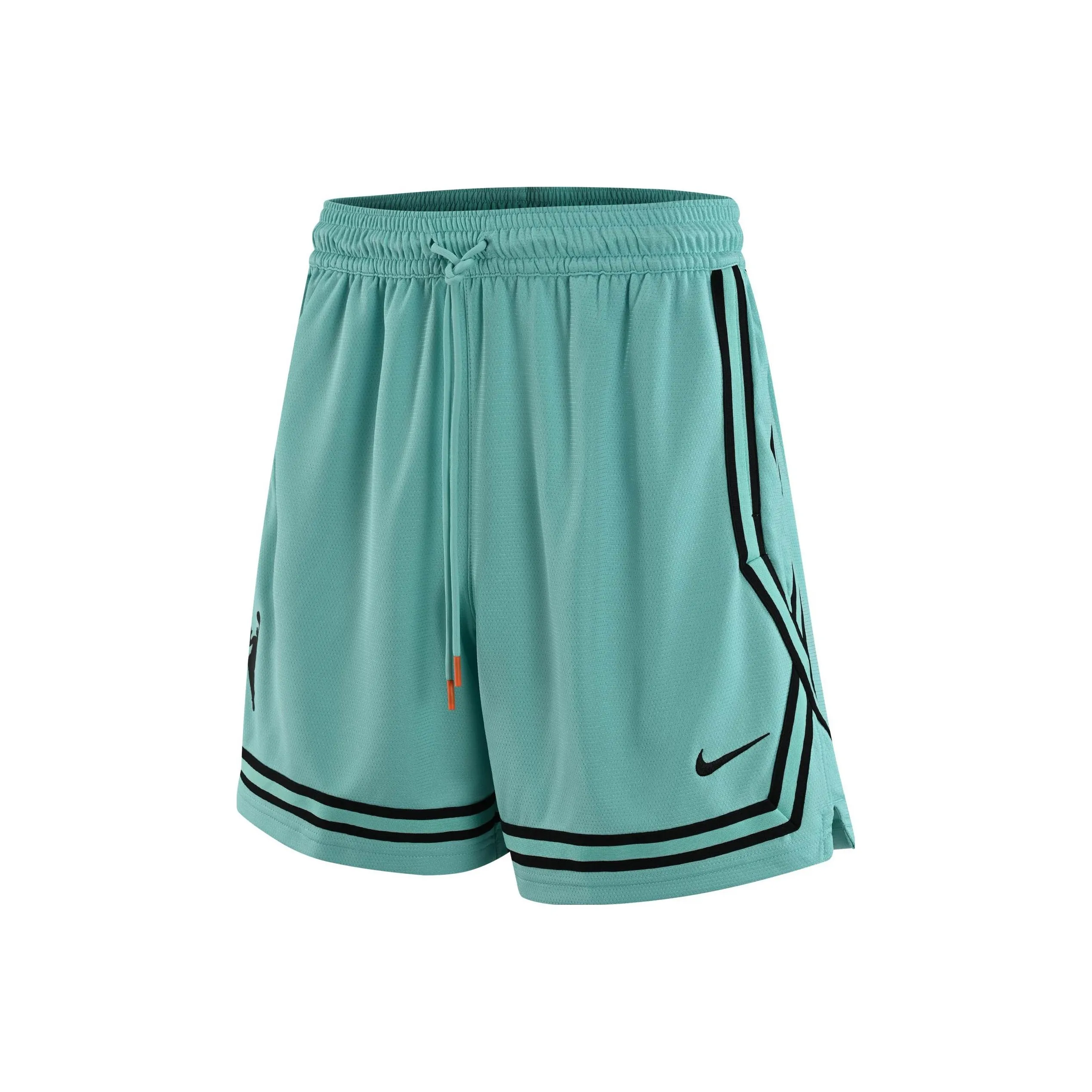 Nike Dri Fit Wnba Striped Colorblock Quick Dry Shorts 'Mint Green'