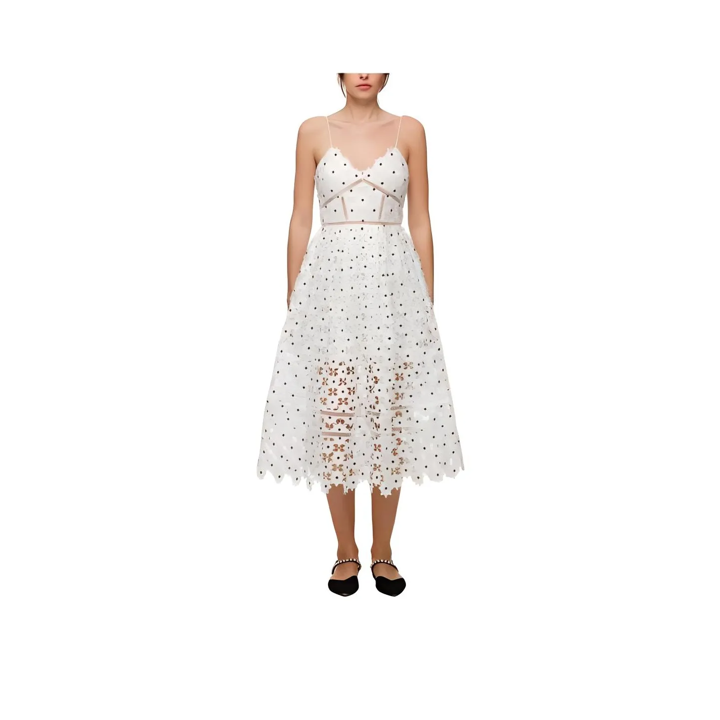 Self Портрет Белый Женские Слиплатья