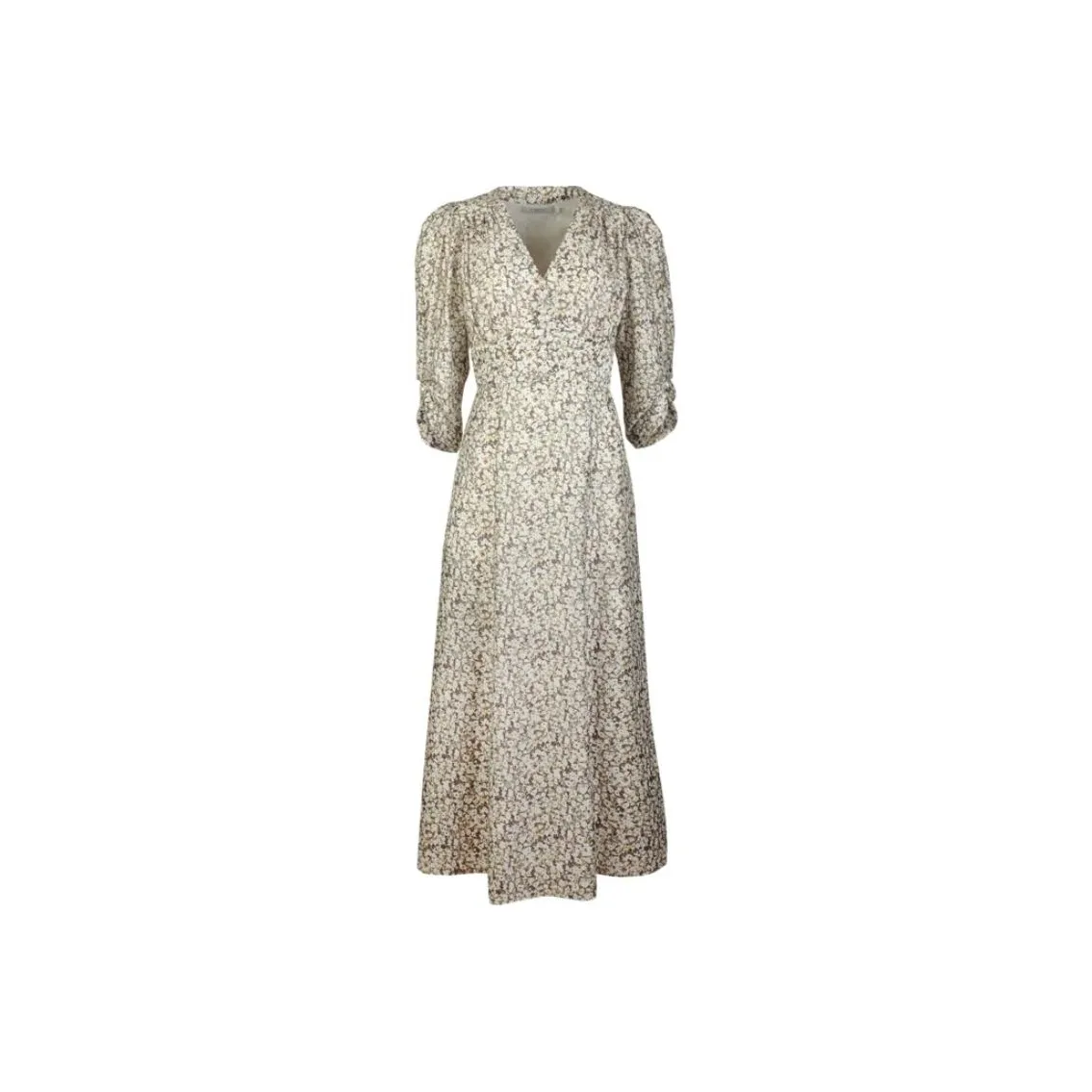 Anmani Короткий рукав Платье Женское Утренний туман Цветочный узор