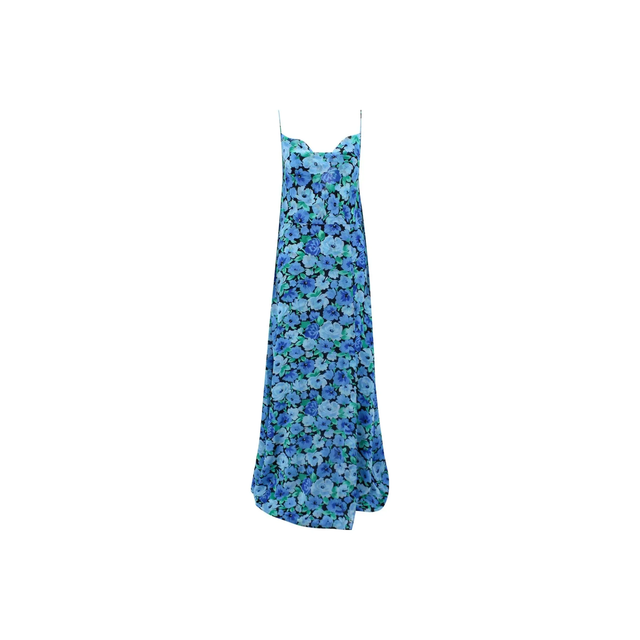 Rotate Floral Printed Strapped Maxi Dress