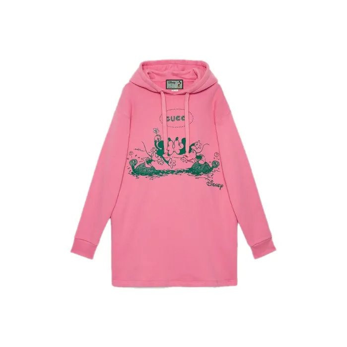 GUCCI x Disney Long Sleeved Dresses Women's Pink