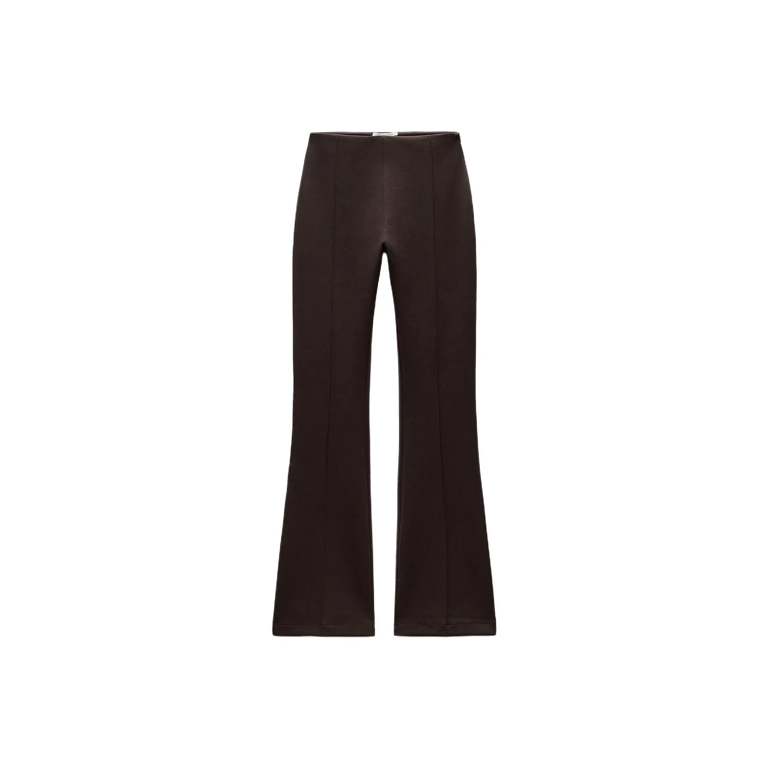 ZARA Повседневные брюки женские темно-коричневый