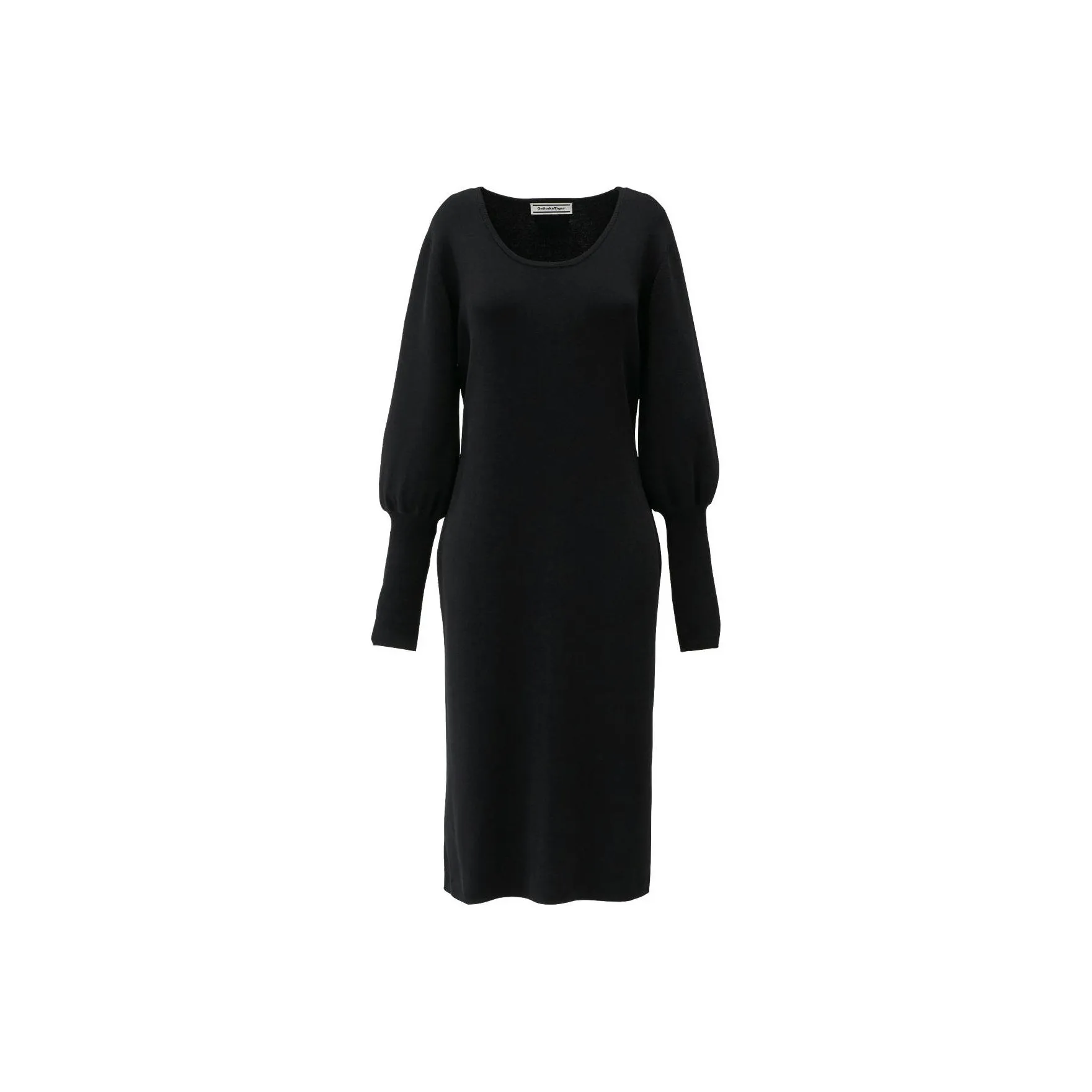 Onitsuka Tiger WS KNIT DRESS Long Sleeved Dress Women's Black