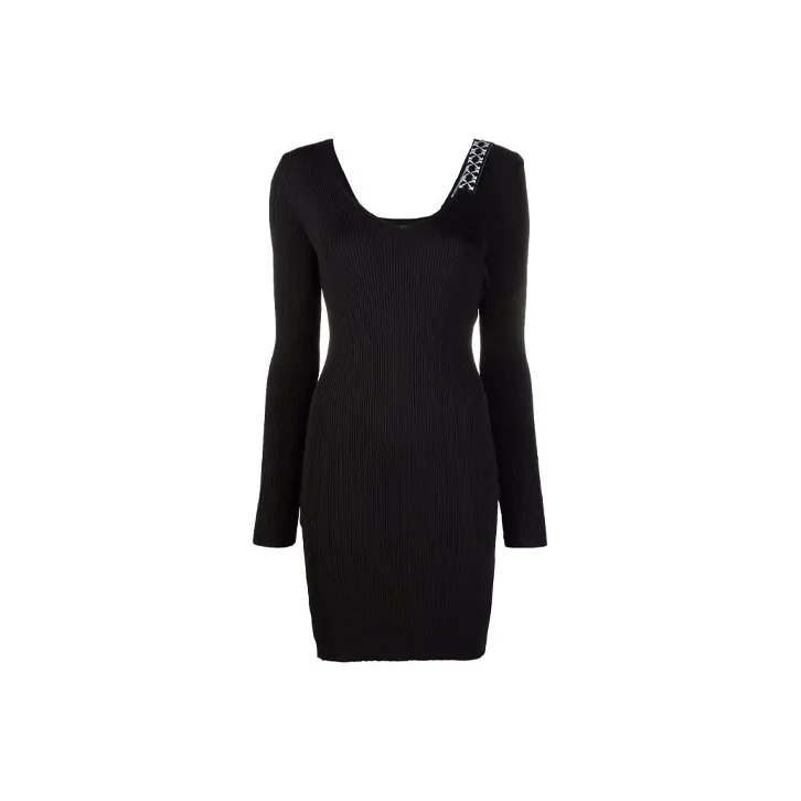 OFF-WHITE Arrows Ribbed-knit Minidress