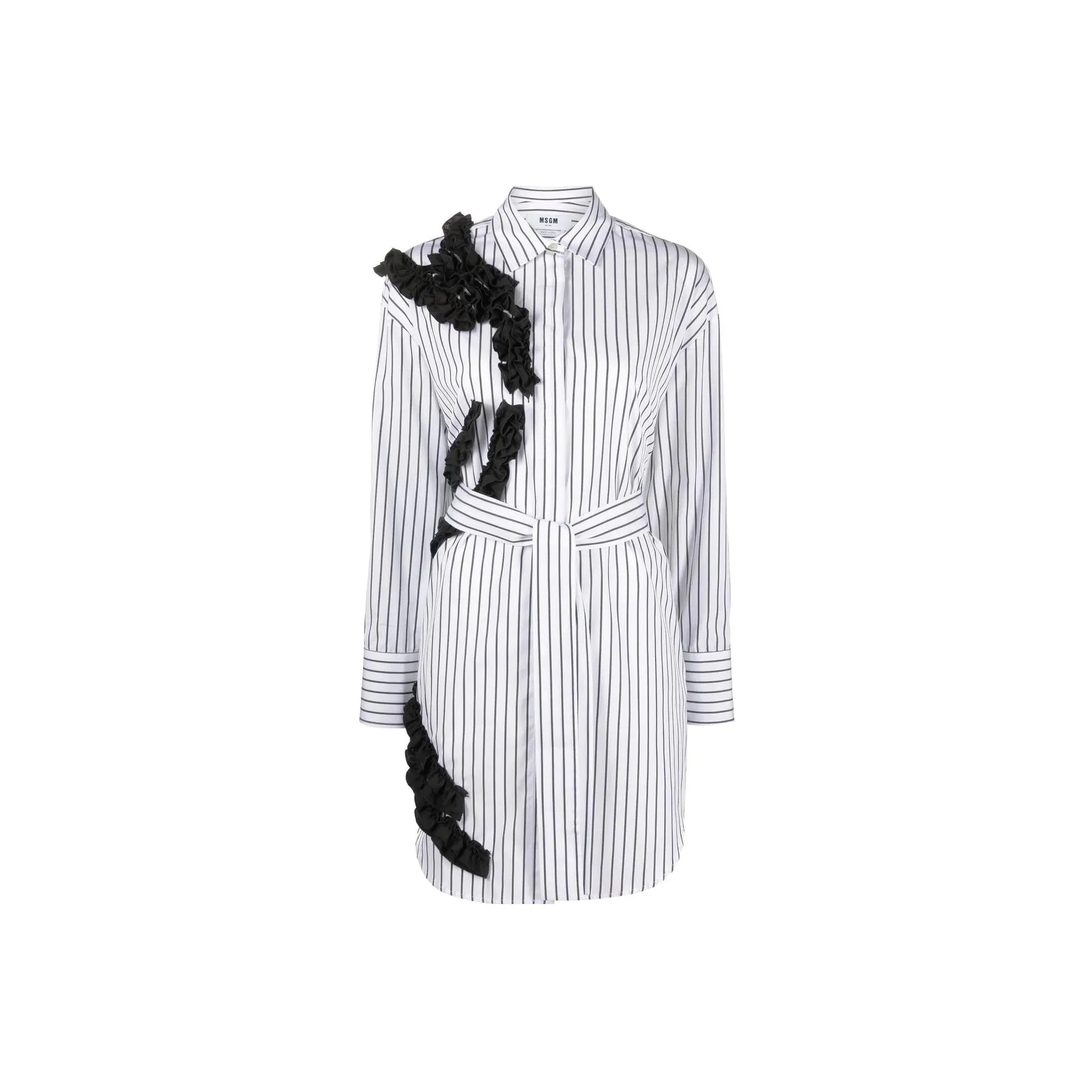 MSGM Long Sleeved Dresses Women's White