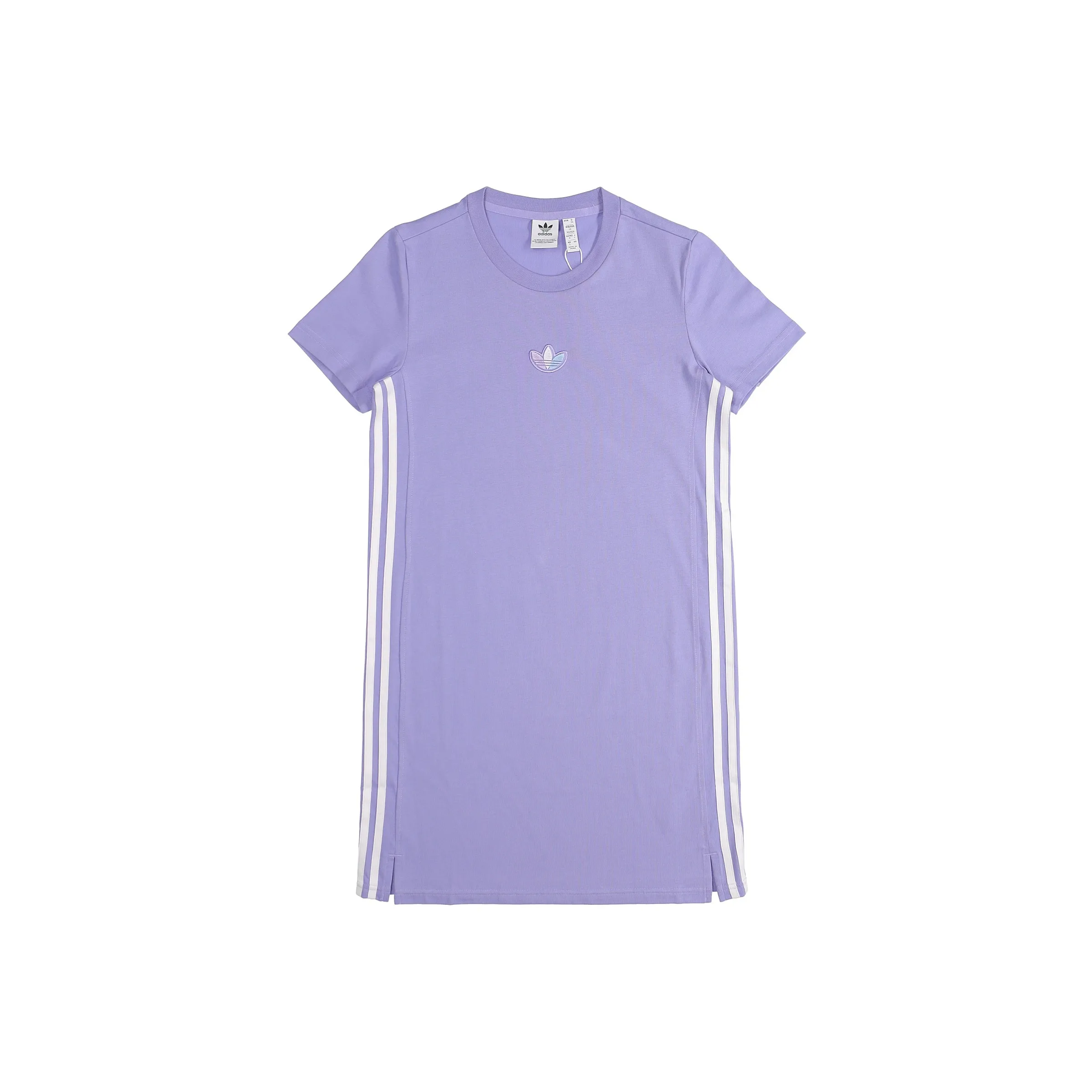 Adidas Originals Короткий рукав Платье Женское Ярко-фиолетовое