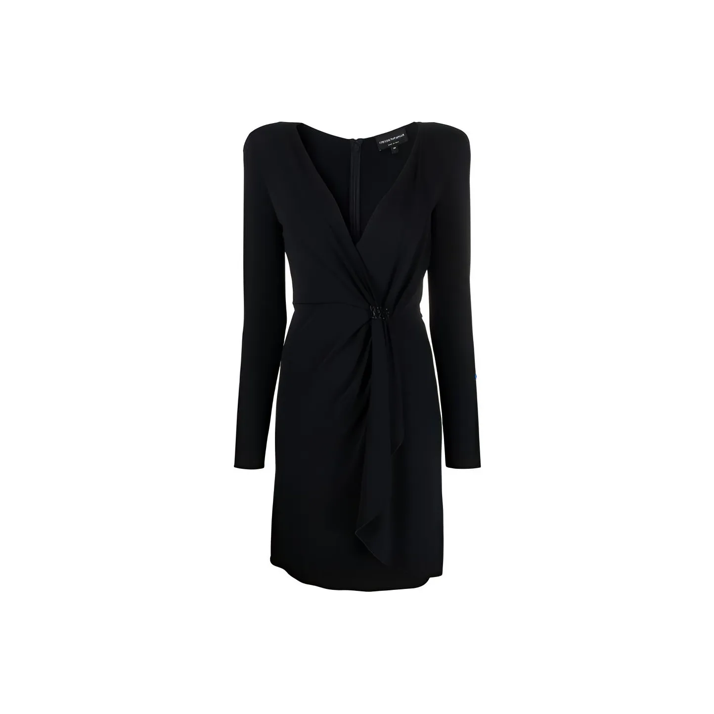 EMPORIO ARMANI SS21 Long Sleeved Dresses Women's Black