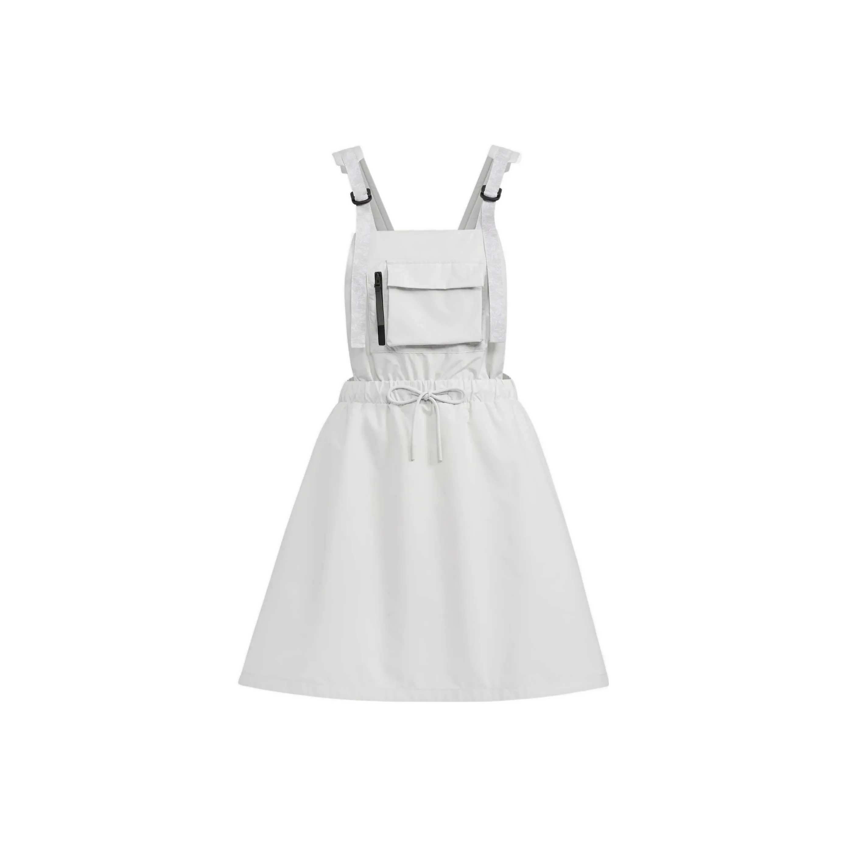 adidas originals Women's Drawstring Strap Sleeveless Dress Off White