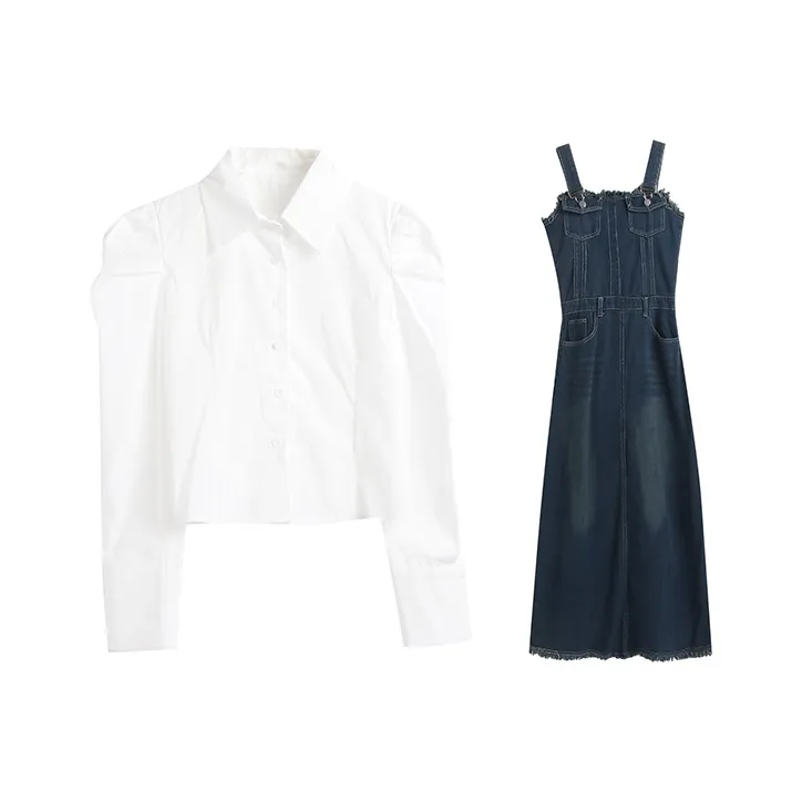 TWOPLUMGIRLS Shirt Matching Sets Women's