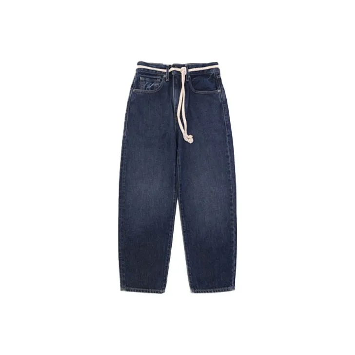 Levis Узкие брюки джинсы женские джинсовый синий