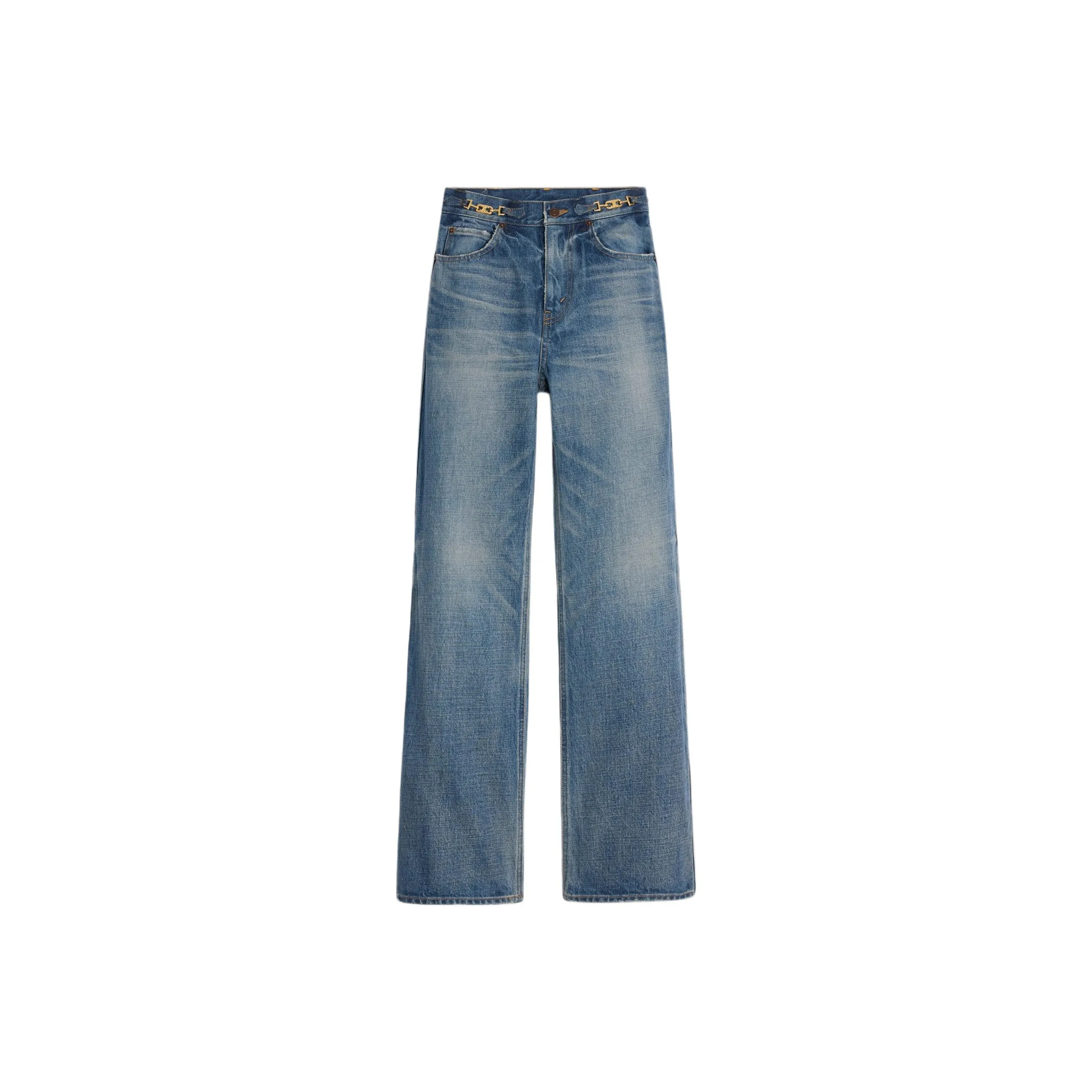 CELINE Jane Flare Jeans In Denim Union Wash