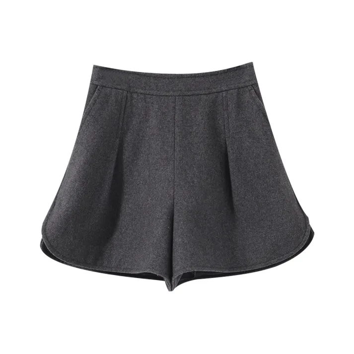 YUMOMO STAR Casual Shorts Women's Elegant Gray