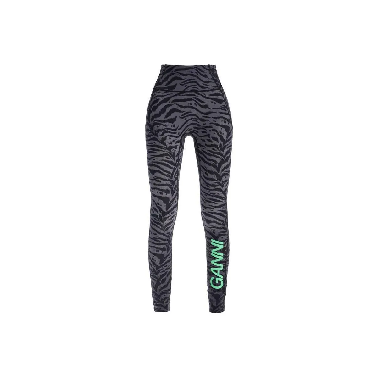 GANNI Zebra print High waisted Leggings