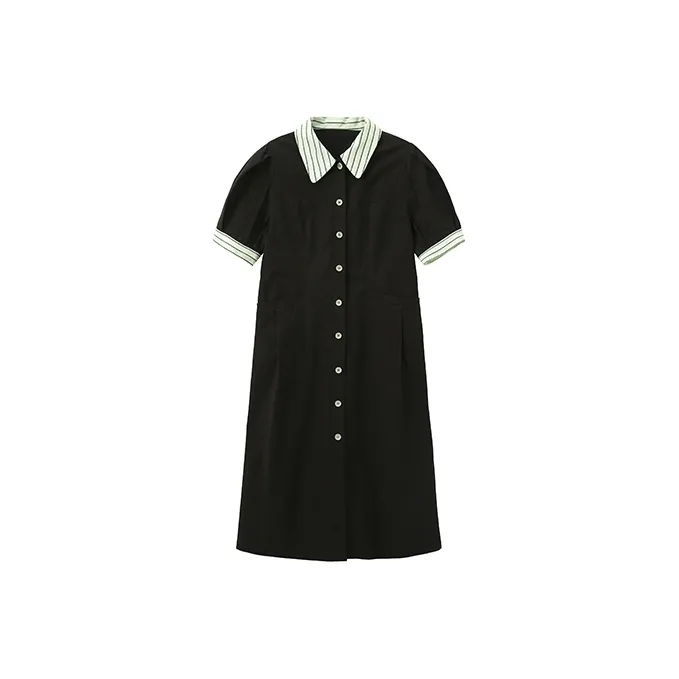 Cubic Short Sleeved Dresses Women's