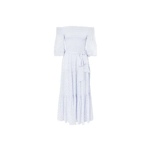 Temperley London Светло-синий Женские Короткие Платья с Рукавами