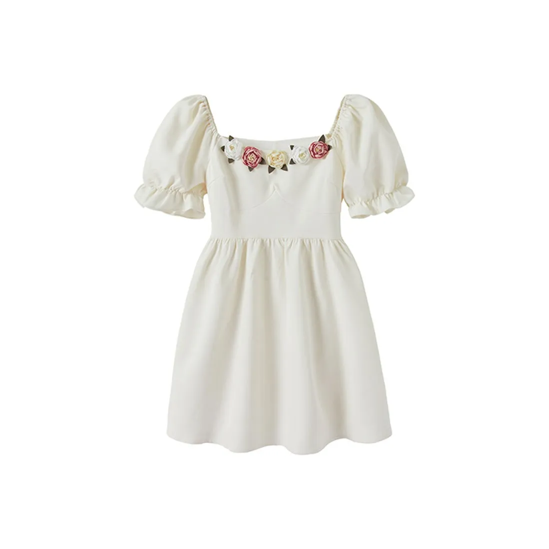 Лето будет проведено после ужина. Весенне-летний короткий рукав платье женское набор в подарочной коробке белый