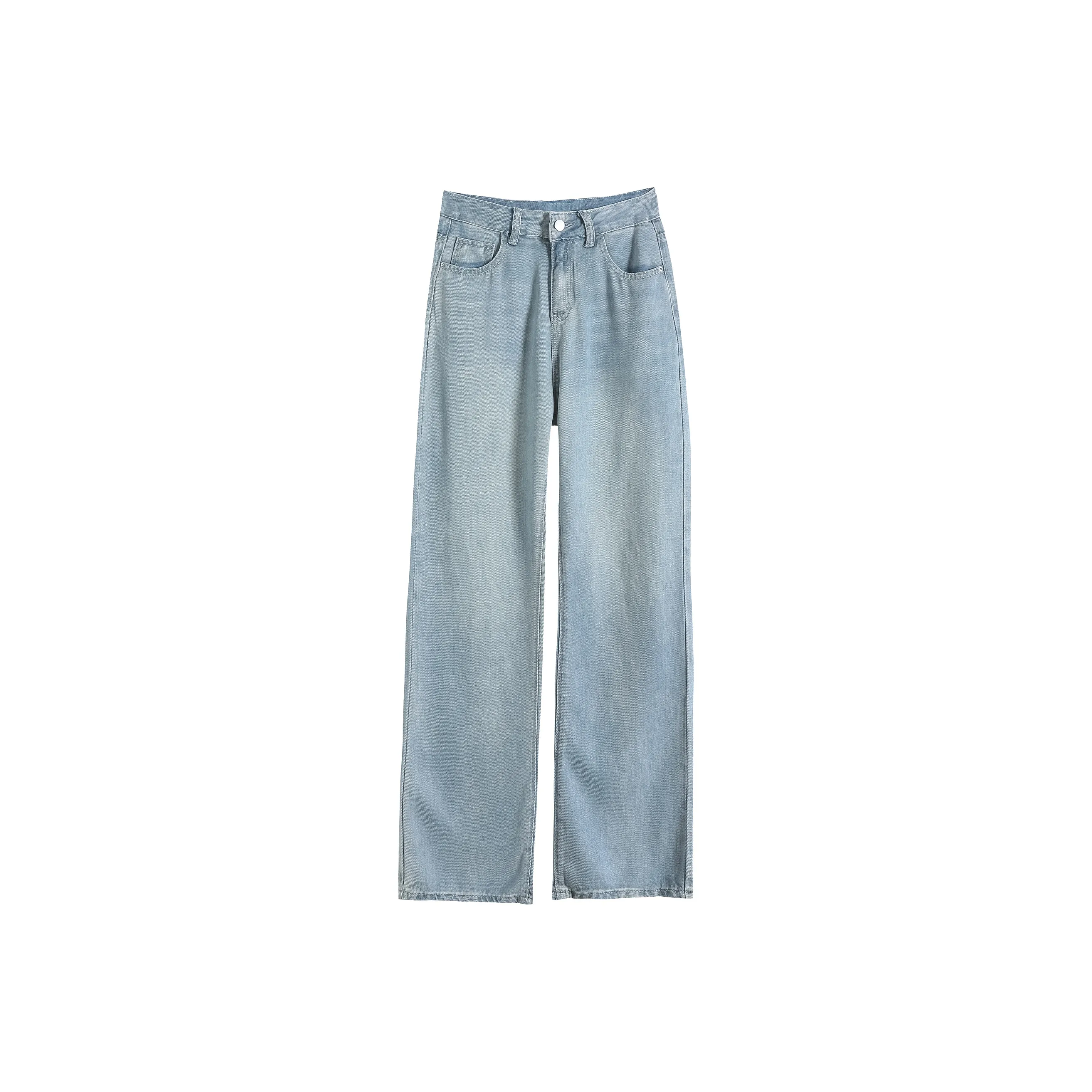 Wen Shan Джинсы Женские Ностальгический Синий