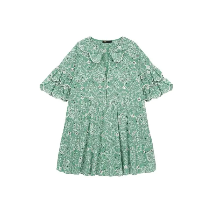 Maje Short Sleeved Dress Women's Light Green