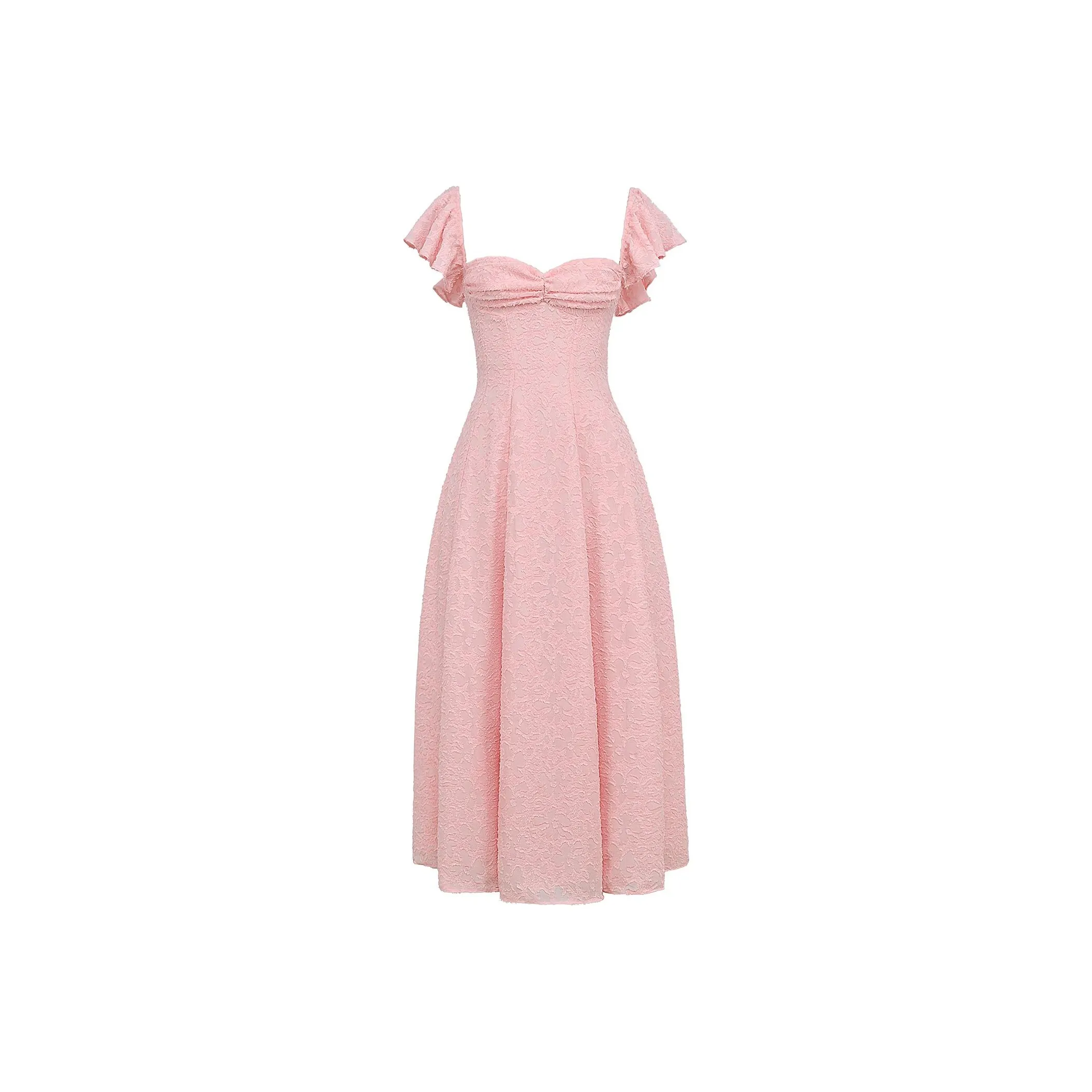 HOUSE OF CB EMMA Короткий рукав Платье Женское Розовый Розовый