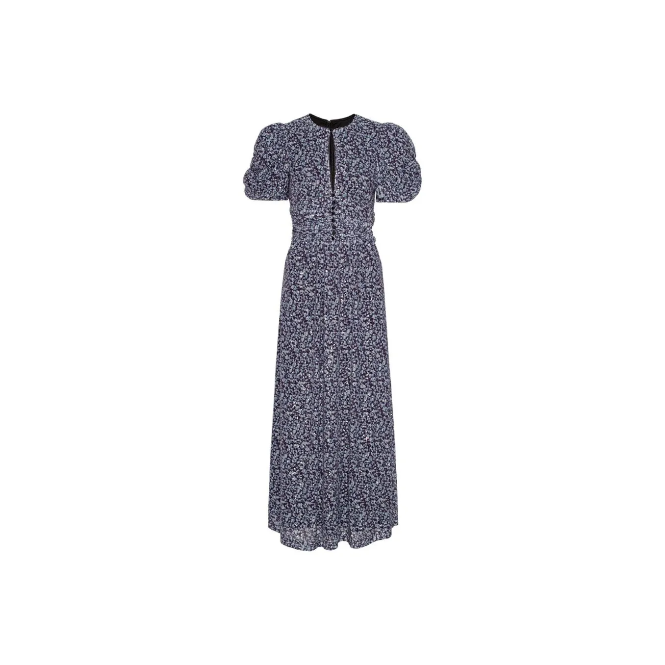 Rotate Puff Sleeve Sequin Dress
