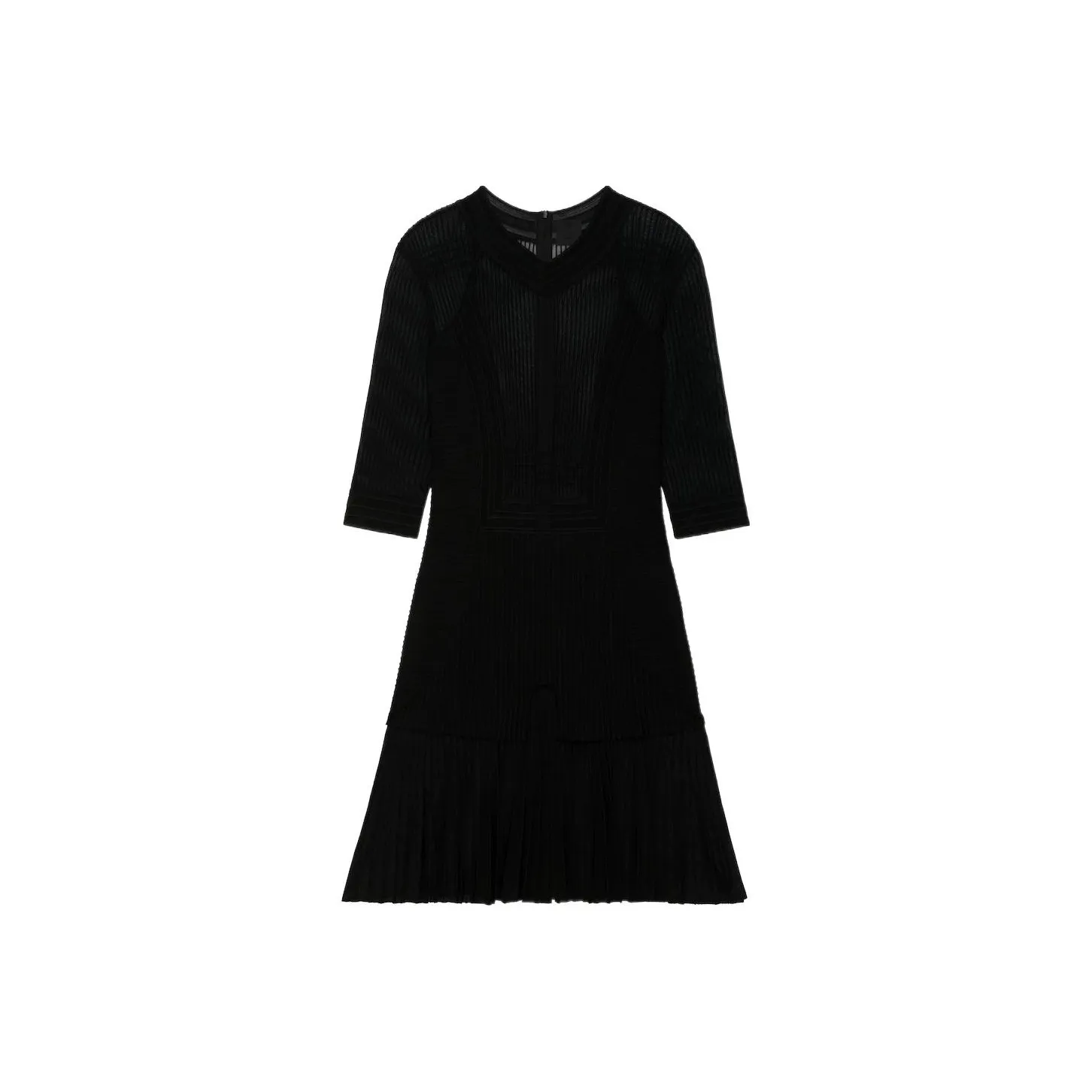 Givenchy V-Neck Sheer Mini Dress