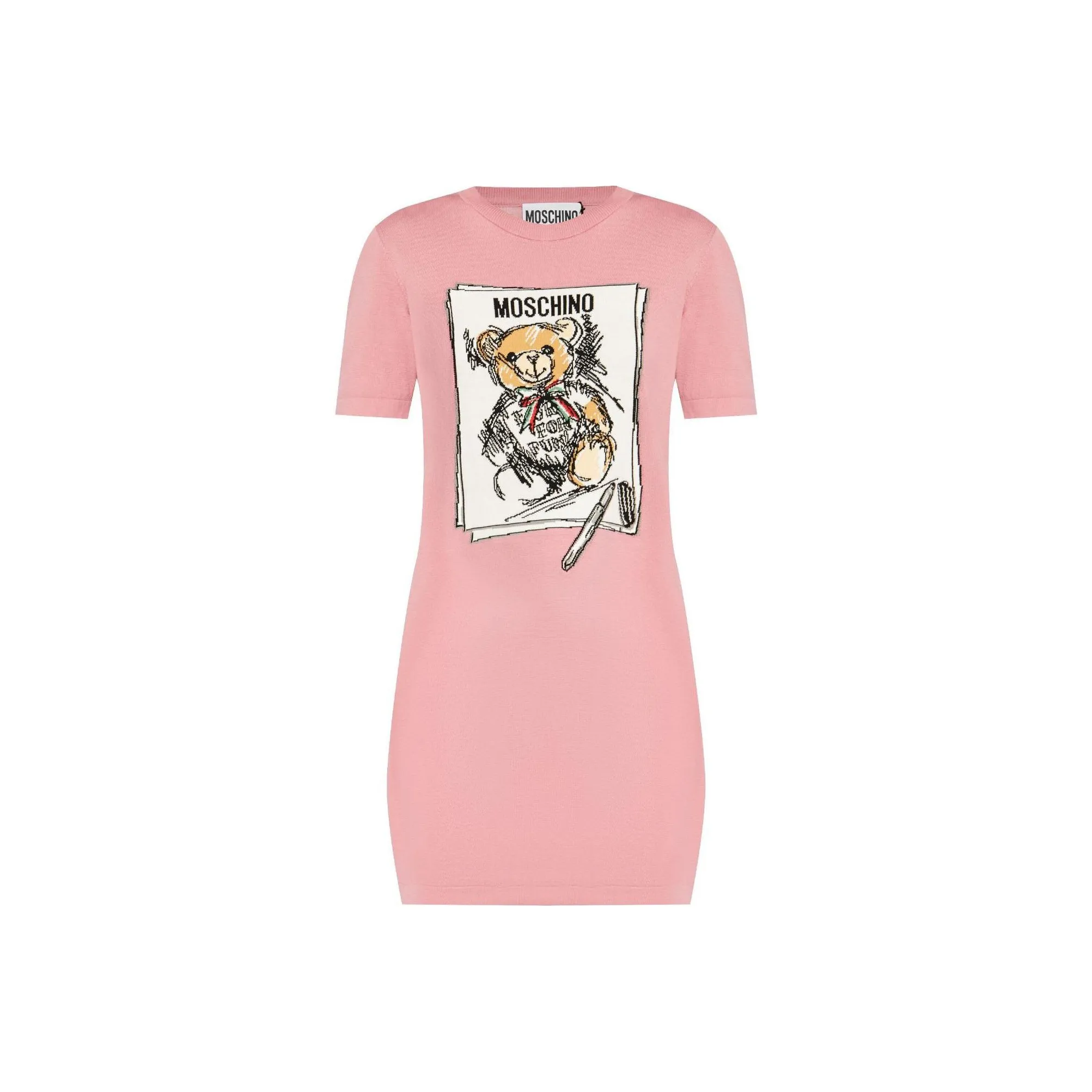 MOSCHINO Graphic Intarsia Dress