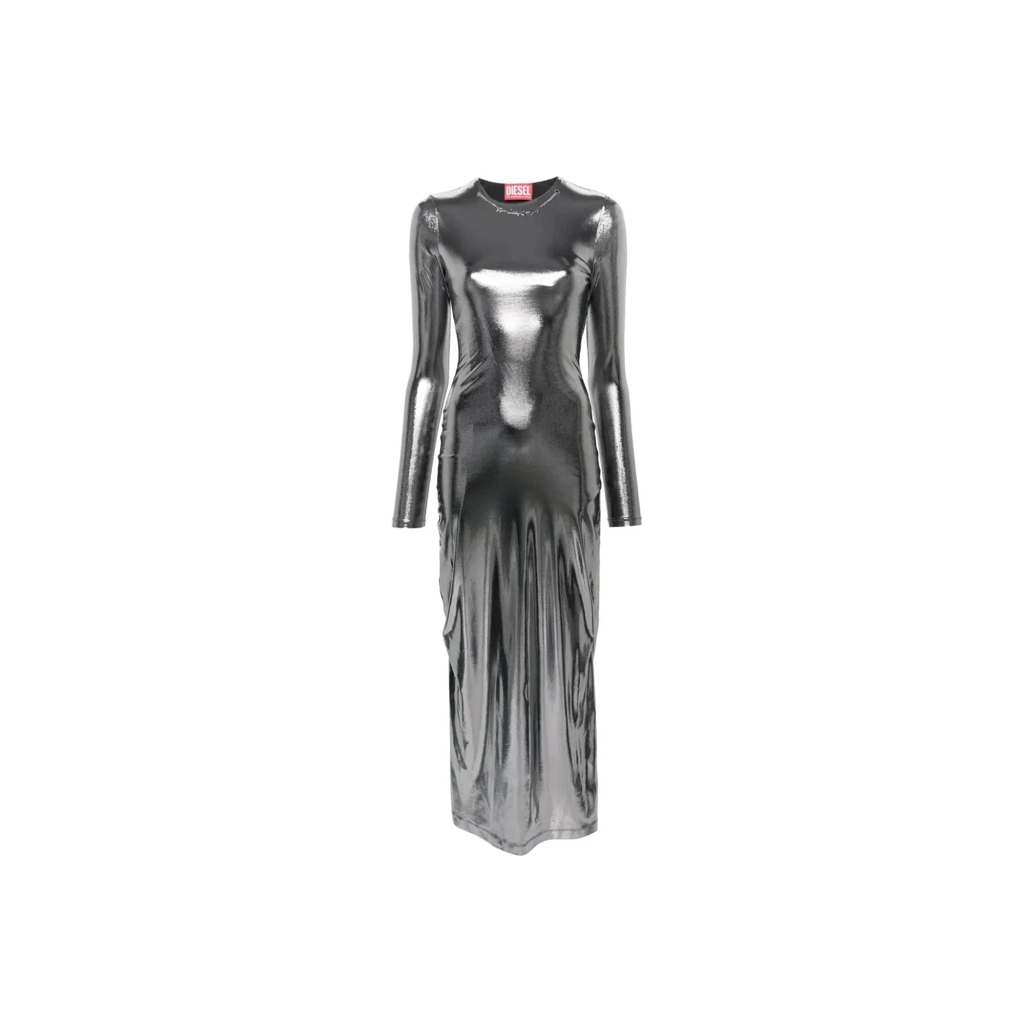 DIESEL D Mathi Metallic Maxi Dress