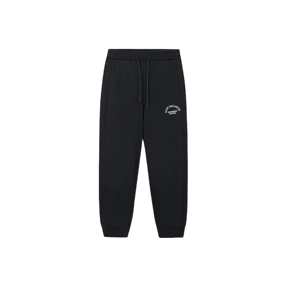 New Balance Вязаные тренировочные брюки женские черные