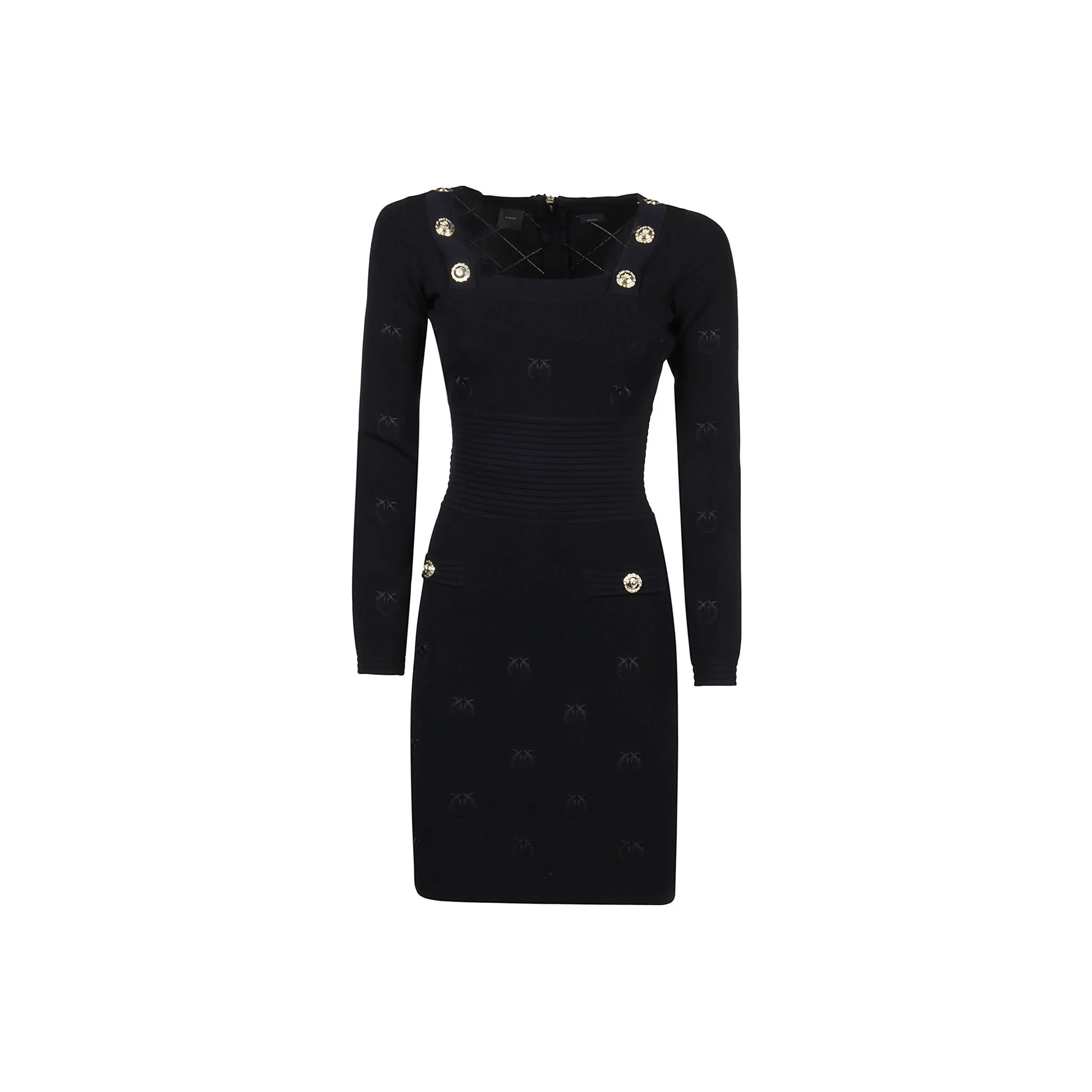 PINKO FW22 Long Sleeved Dresses Women's Black