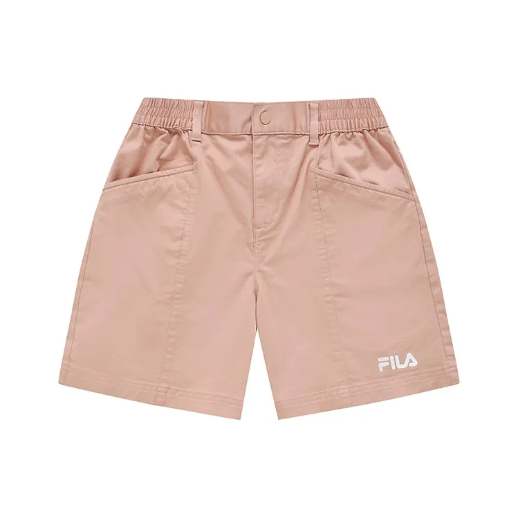 FILA FUSION BASEBALL Series Casual Shorts Women's Cinnamon Orange