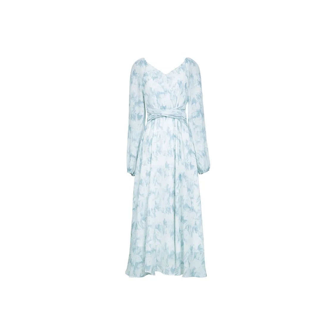 MeetMetro Long Sleeved Dresses Women's Print
