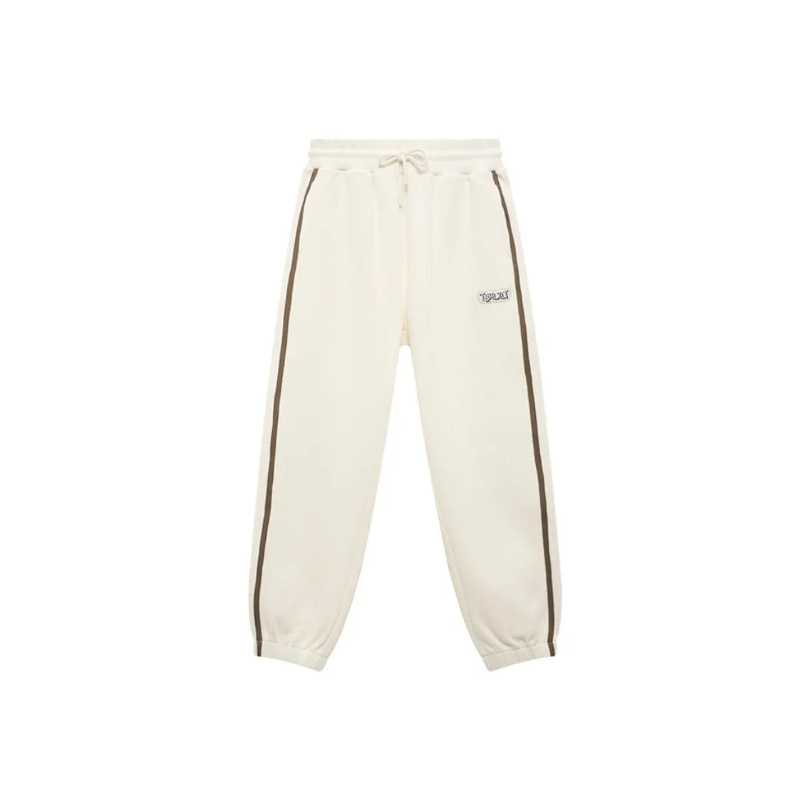 TSMLXLT Повседневные брюки Женские Кремовый Белый